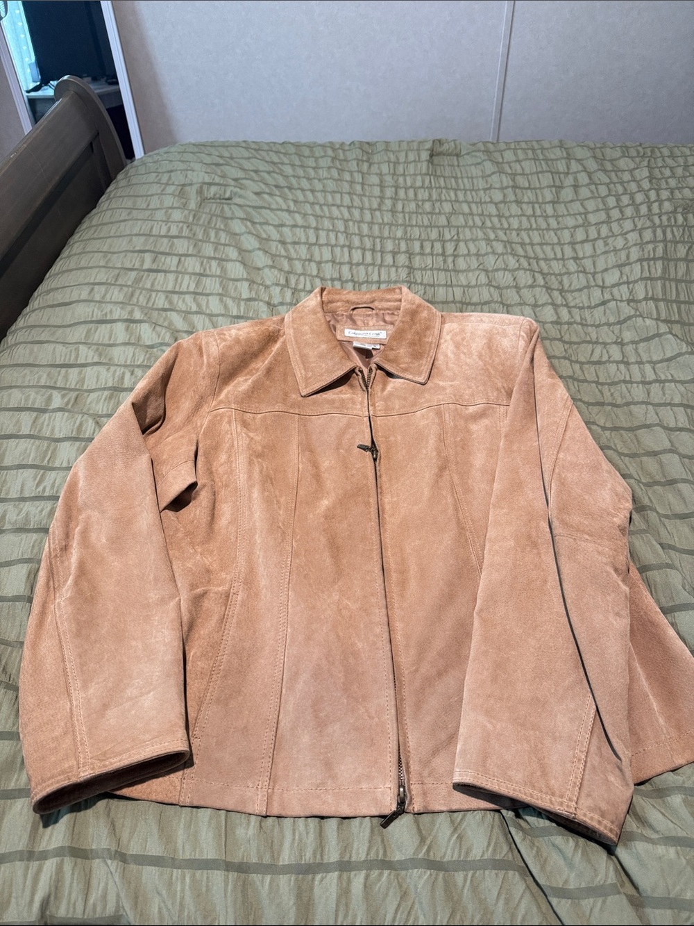 Vintage Coldwater Creek suede jacket